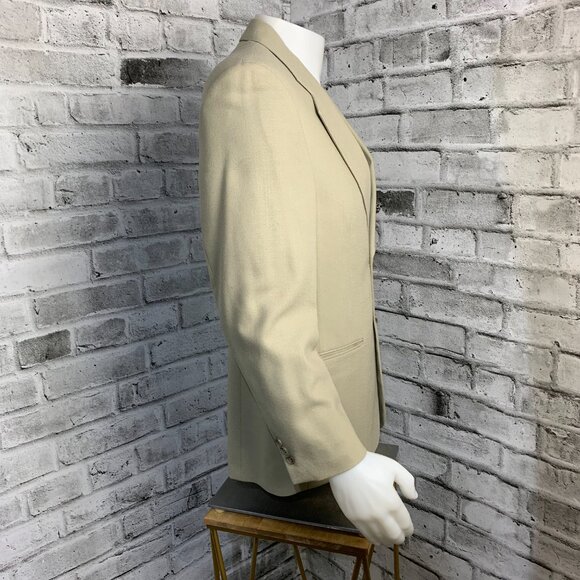 Vintage 90s Union Made Tradizioni Wool Two Button Blazer Sport Coat - Picture 3 of 15